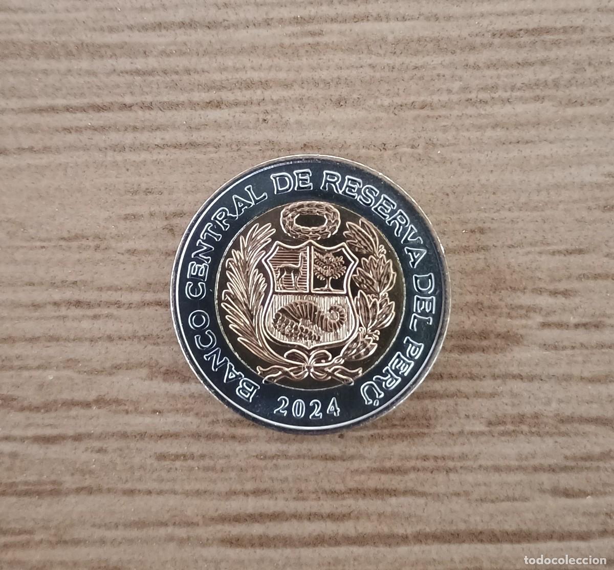 Monedas antiguas de Am&eacute;rica: Peru 5 Soles , A&ntilde;o 2024 , UNC - Foto 2