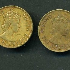 Monedas antiguas de América: LOTE DE 4 MONEDAS AUTENTICAS DE 1 PENY DE JAMAICA COLONIA BRITANICA DEL AÑO 1947 AL 1960