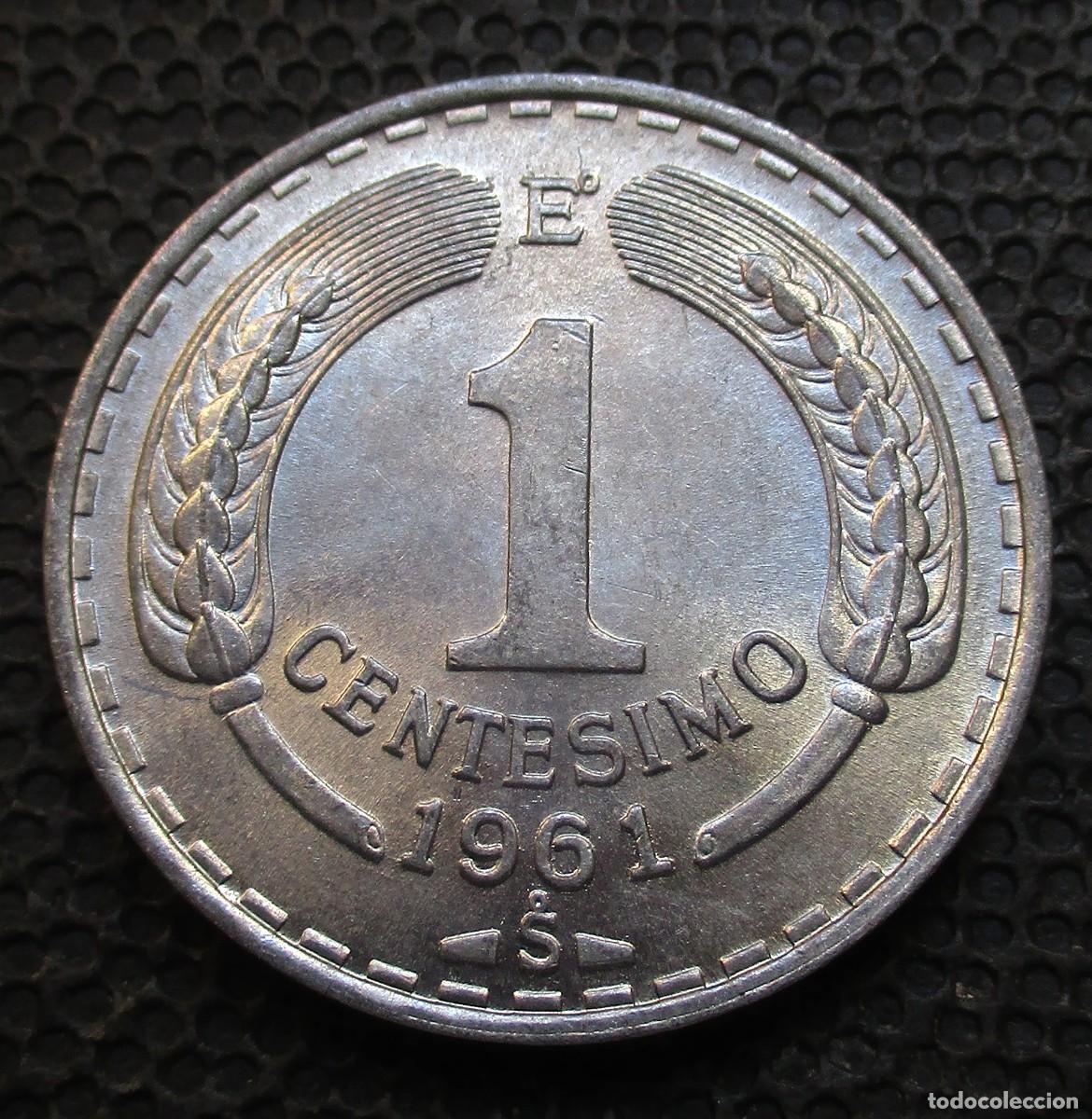 Monedas antiguas de Am&eacute;rica: CHILE 1 CENTESIMO 1961 SIN CIRCULAR (MI-131) - Foto 2