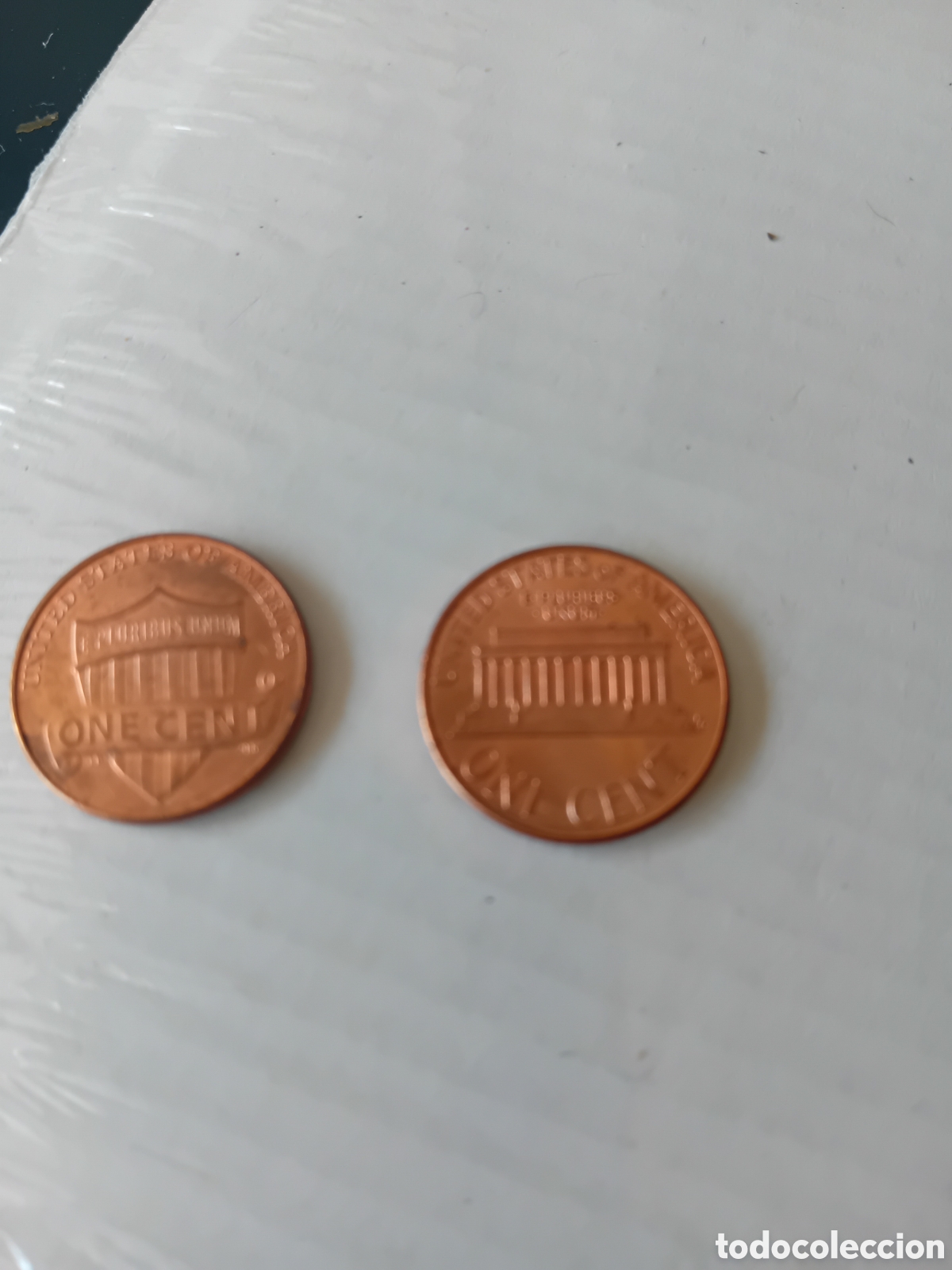 Monedas antiguas de Am&eacute;rica: Dos.monedas un centimo USA 1998 y 2012 - Foto 2