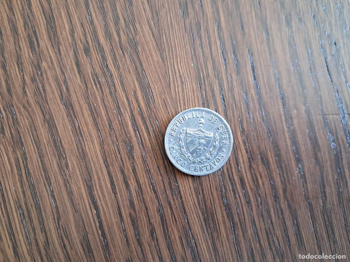 Monedas antiguas de Am&eacute;rica: moneda de Cuba, 5 centavos, a&ntilde;o 1968 - Foto 1