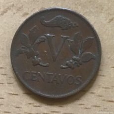 Monedas antiguas de América: 5 CENTAVOS DE COLOMBIA. AÑO 1970