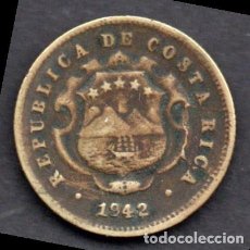 Monedas antiguas de América: COSTA RICA - 10 CENTAVOS 1942