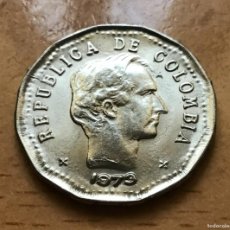 Monedas antiguas de América: 50 CENTAVOS DE COLOMBIA. AÑO 1973