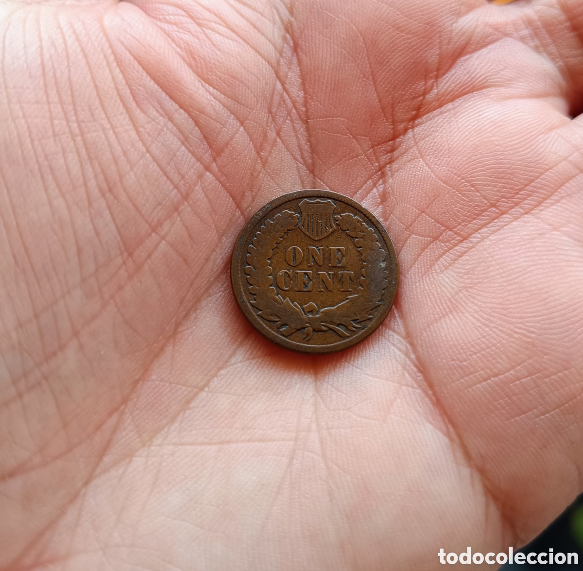Monedas antiguas de Am&eacute;rica: USA MONEDA 1 CENTIMO 1897. INDIO - Foto 4