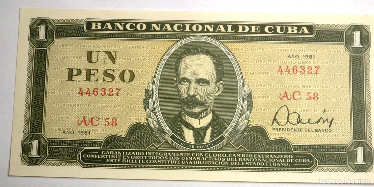 Monedas antiguas de Am&eacute;rica: CUBA 1 PESO 1981 SIN CIRCULAR - Foto 1