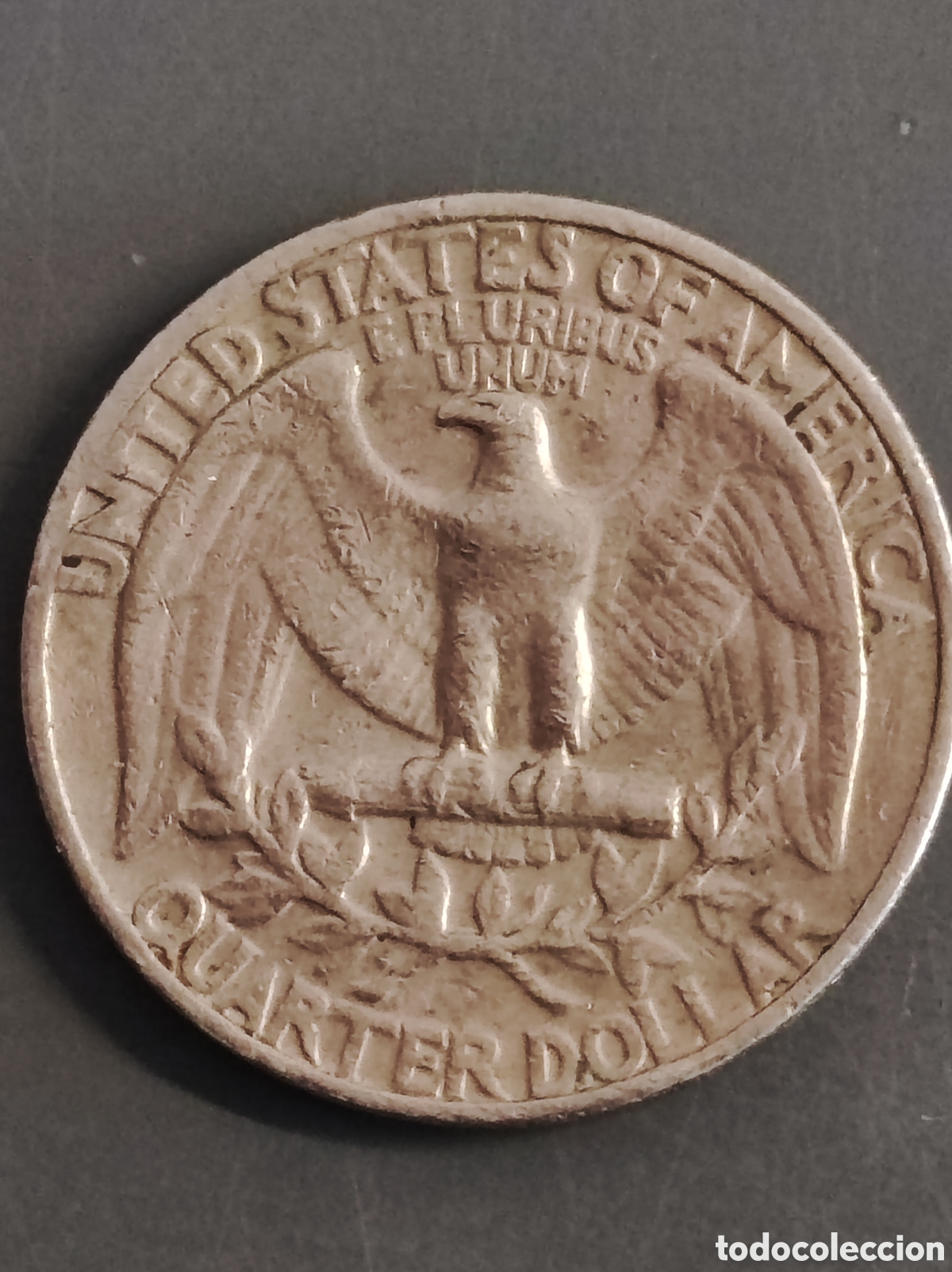 Monedas antiguas de Am&eacute;rica: Moneda rara cuarto de dolar 1971 - Foto 3