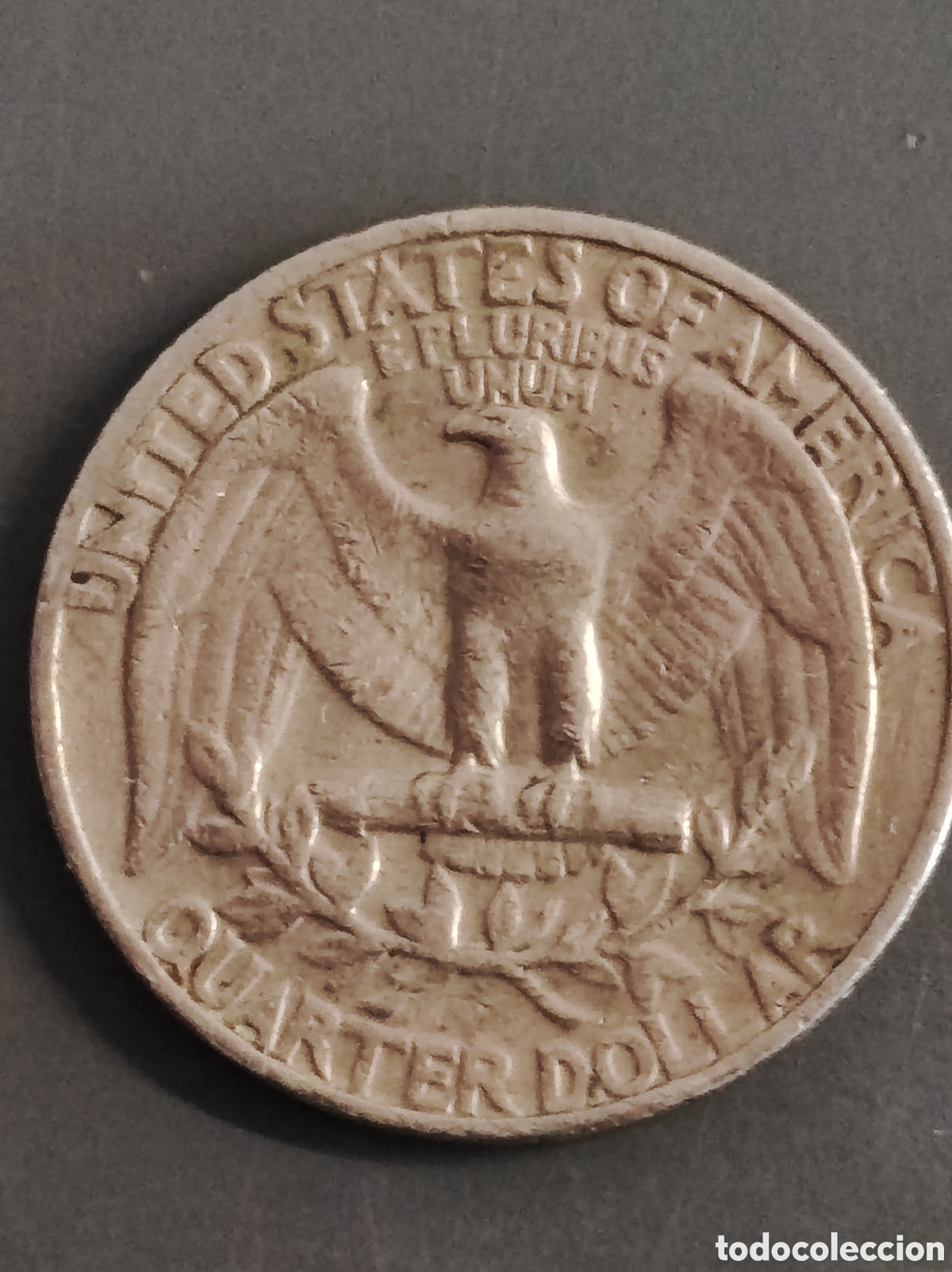 Monedas antiguas de Am&eacute;rica: Moneda rara cuarto de dolar 1971 - Foto 4