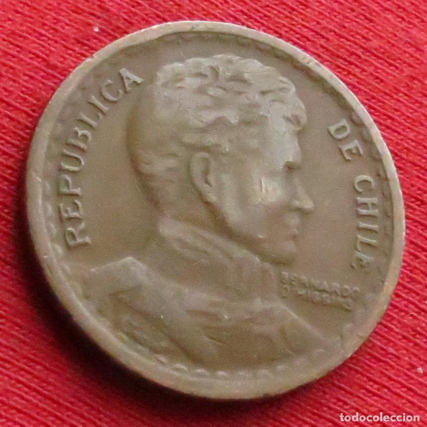 Monedas antiguas de Am&eacute;rica: Chile 1 peso 1945 - Foto 2