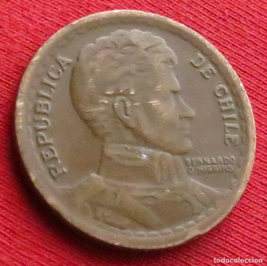 Monedas antiguas de Am&eacute;rica: Chile 1 peso 1949 - Foto 2