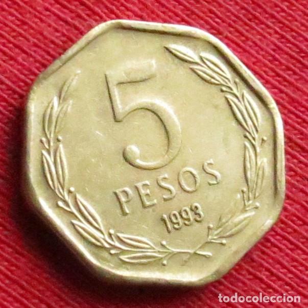 Monedas antiguas de Am&eacute;rica: Chile 5 peso 1993 - Foto 1