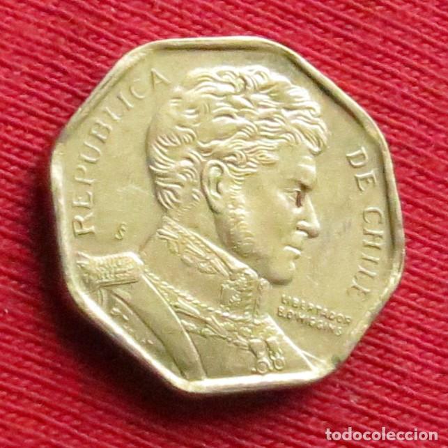 Monedas antiguas de Am&eacute;rica: Chile 5 peso 1993 - Foto 2