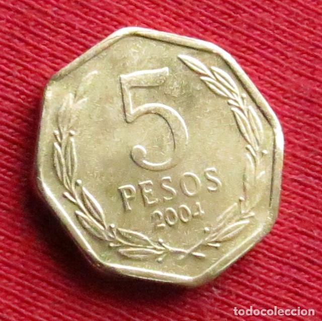 Monedas antiguas de Am&eacute;rica: Chile 5 peso 2004 - Foto 1