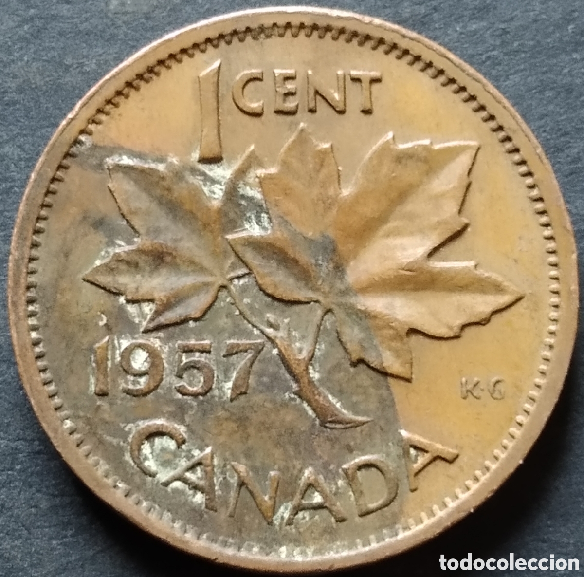 Monedas antiguas de Am&eacute;rica: MONEDA - CANADA 1 CENT 1957 - Foto 1