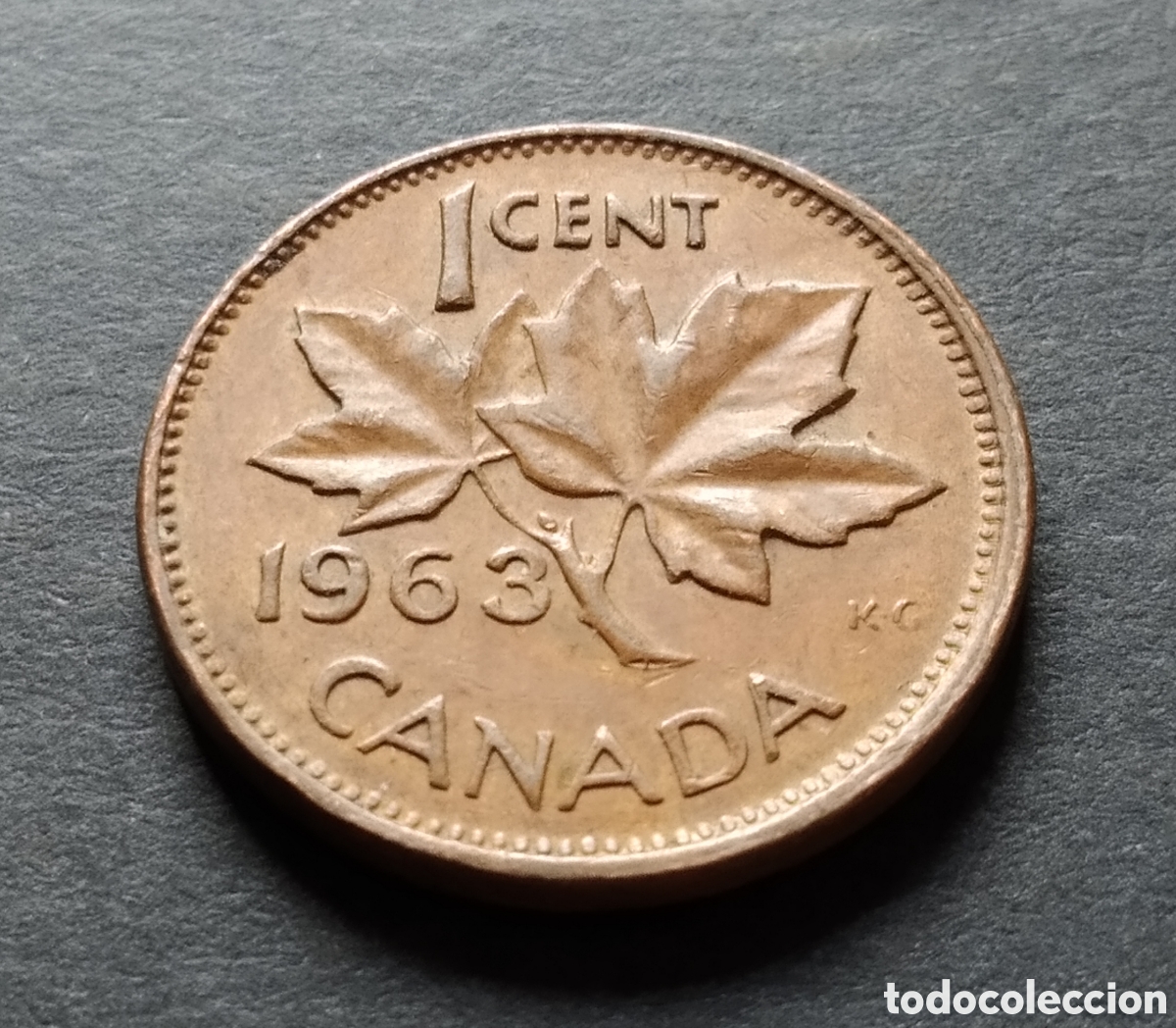 Monedas antiguas de Am&eacute;rica: MONEDA - CANADA 1 CENT 1963 - Foto 3