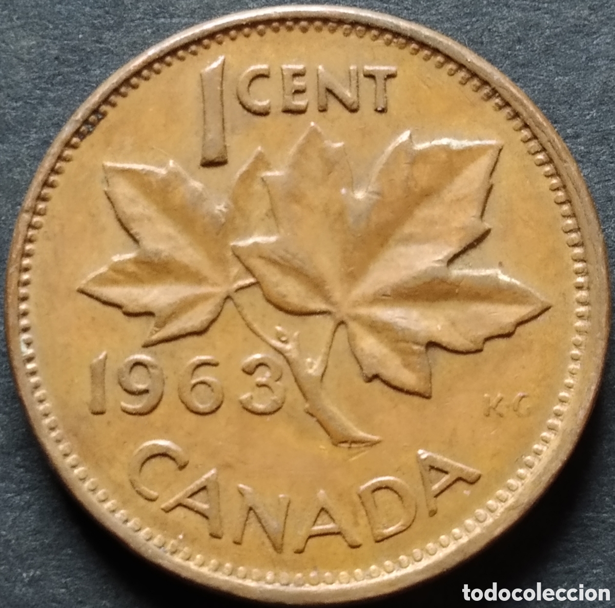 Monedas antiguas de Am&eacute;rica: MONEDA - CANADA 1 CENT 1963 - Foto 1