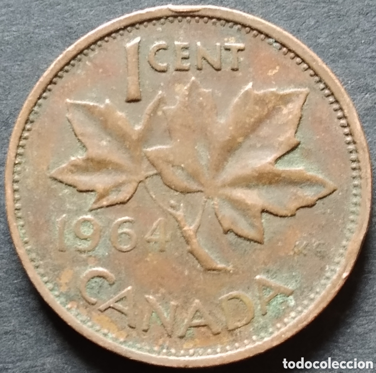 Monedas antiguas de Am&eacute;rica: MONEDA - CANADA 1 CENT 1964 - Foto 1