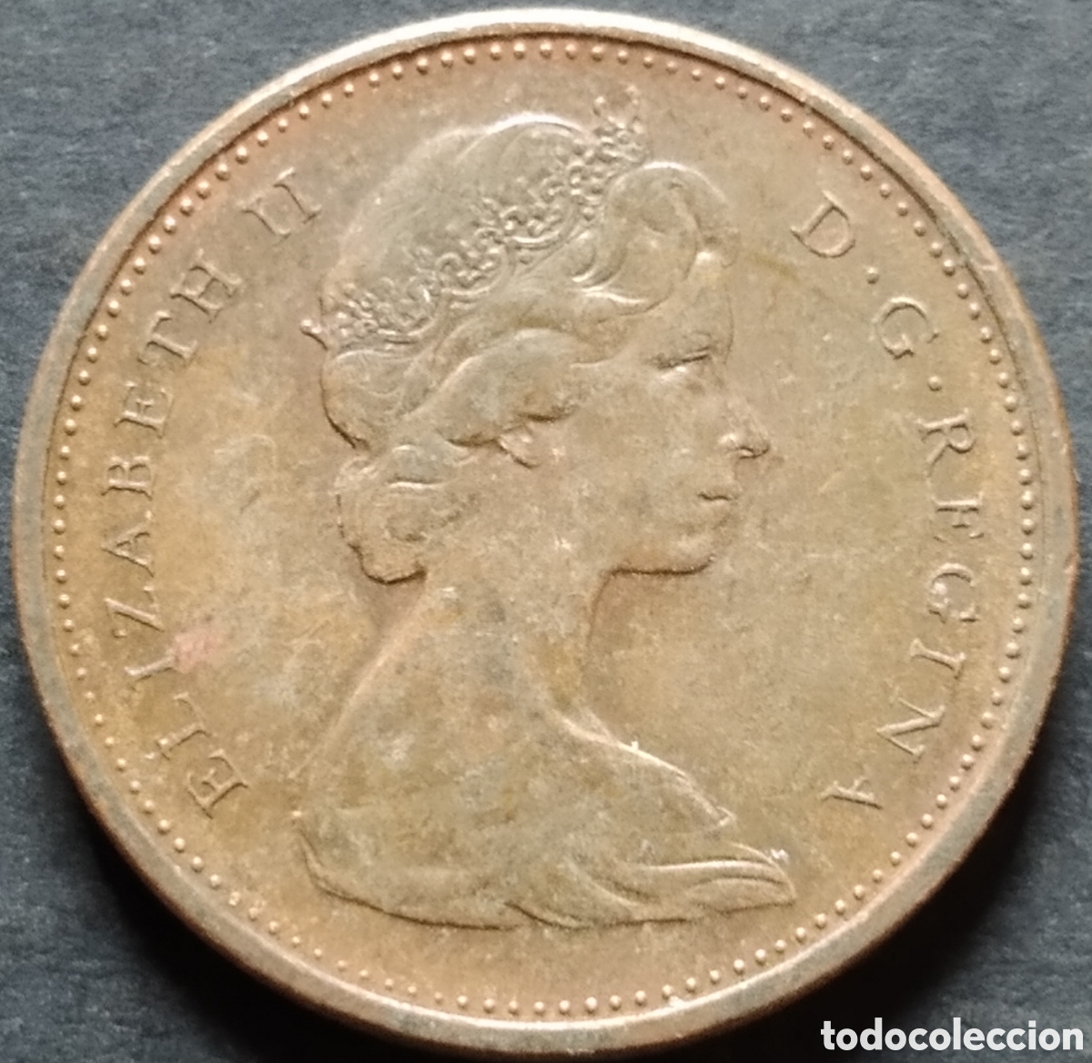 Monedas antiguas de Am&eacute;rica: MONEDA - CANADA 1 CENT 1965 - Foto 2