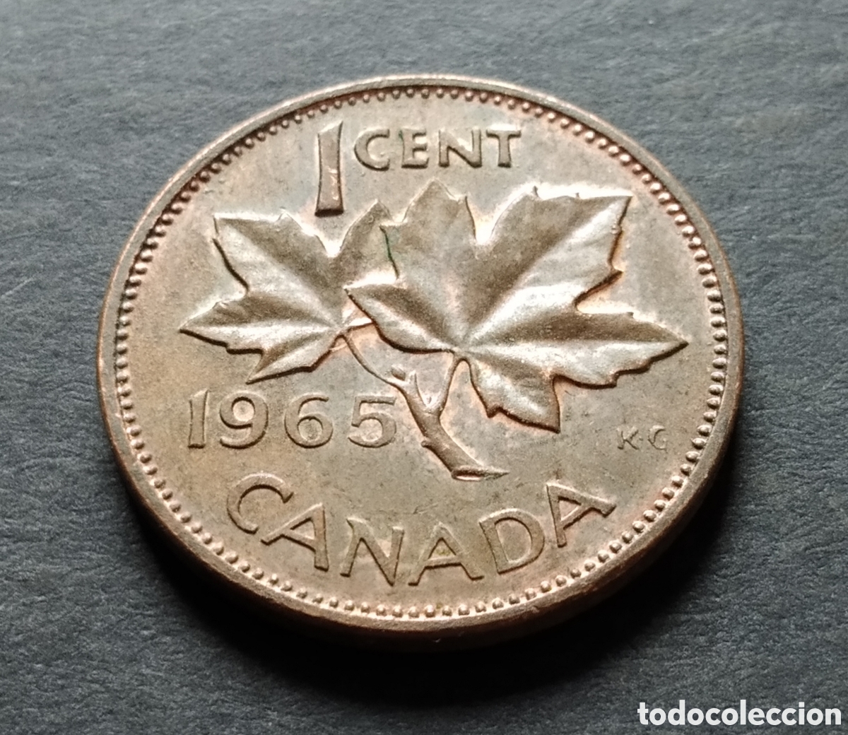 Monedas antiguas de Am&eacute;rica: MONEDA - CANADA 1 CENT 1965 - Foto 3