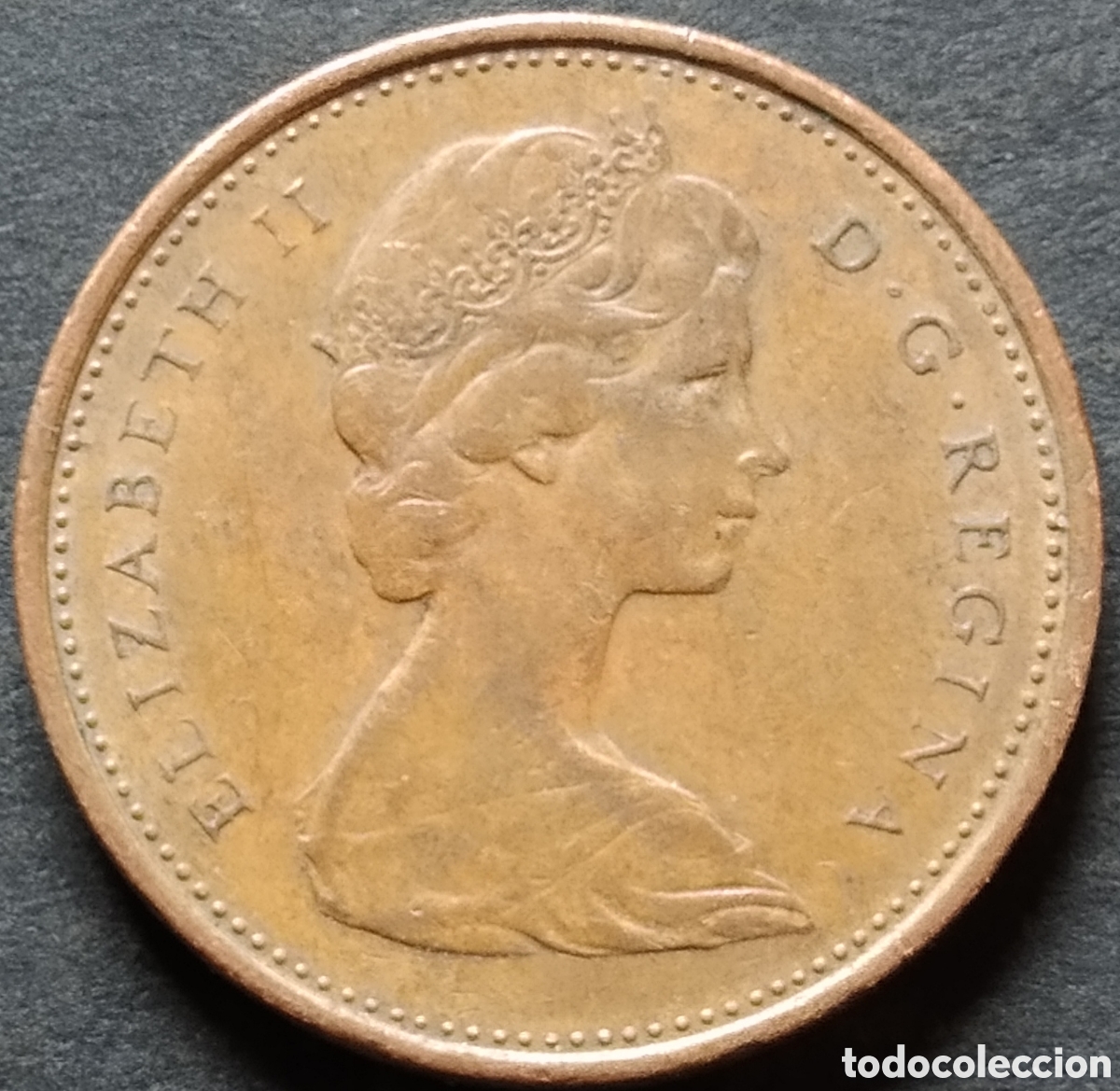 Monedas antiguas de Am&eacute;rica: MONEDA - CANADA 1 CENT 1975 - Foto 2