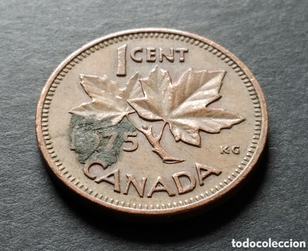Monedas antiguas de Am&eacute;rica: MONEDA - CANADA 1 CENT 1975 - Foto 3