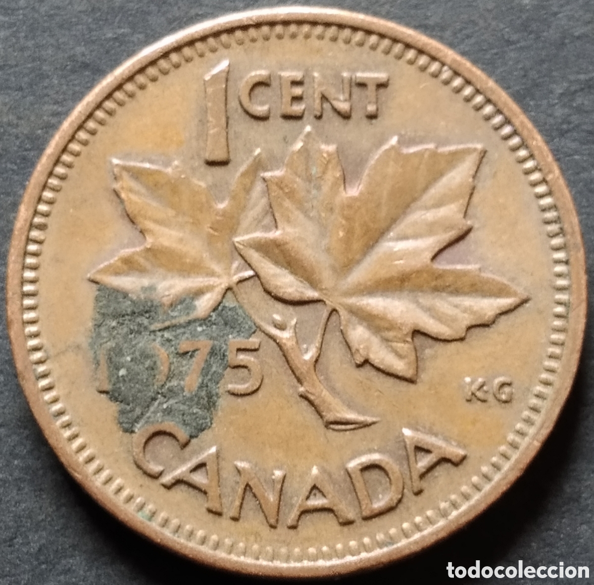 Monedas antiguas de Am&eacute;rica: MONEDA - CANADA 1 CENT 1975 - Foto 1