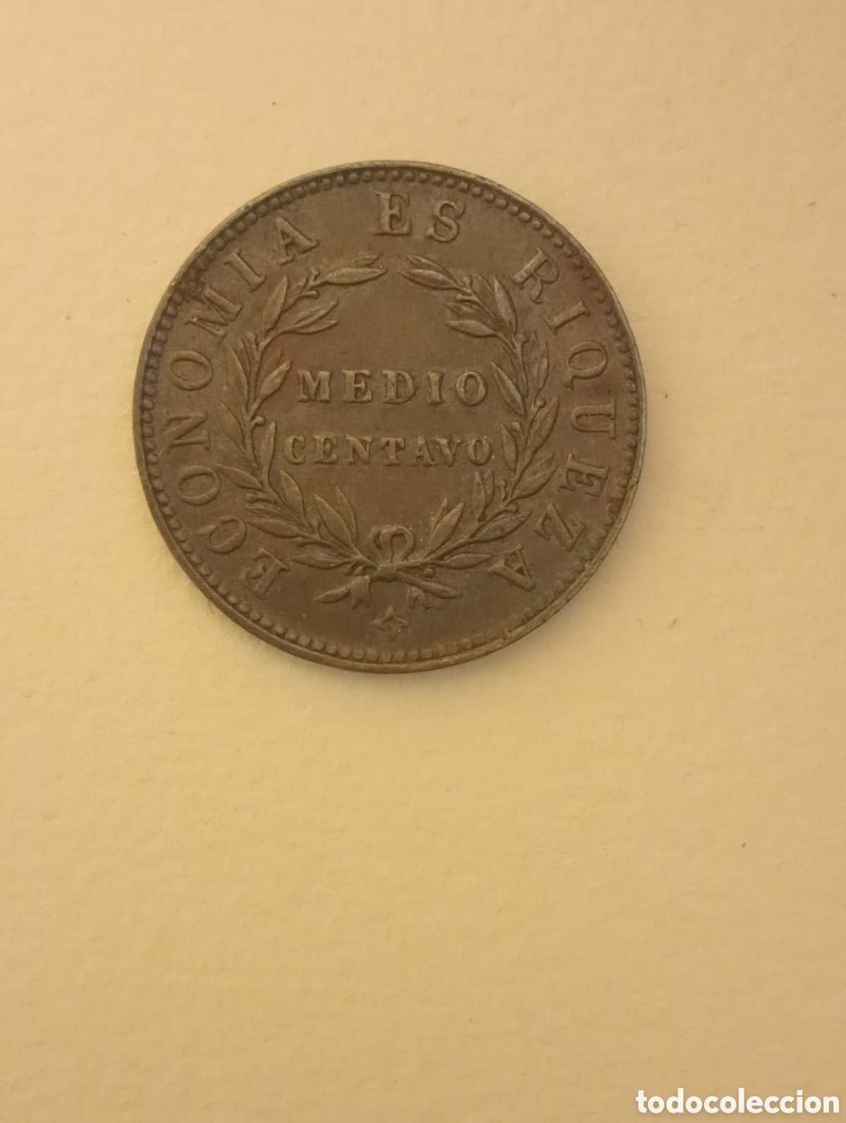 Monedas antiguas de Am&eacute;rica: CHILE REPUBLICA 1/2 CENTAVO 1853 - Foto 2