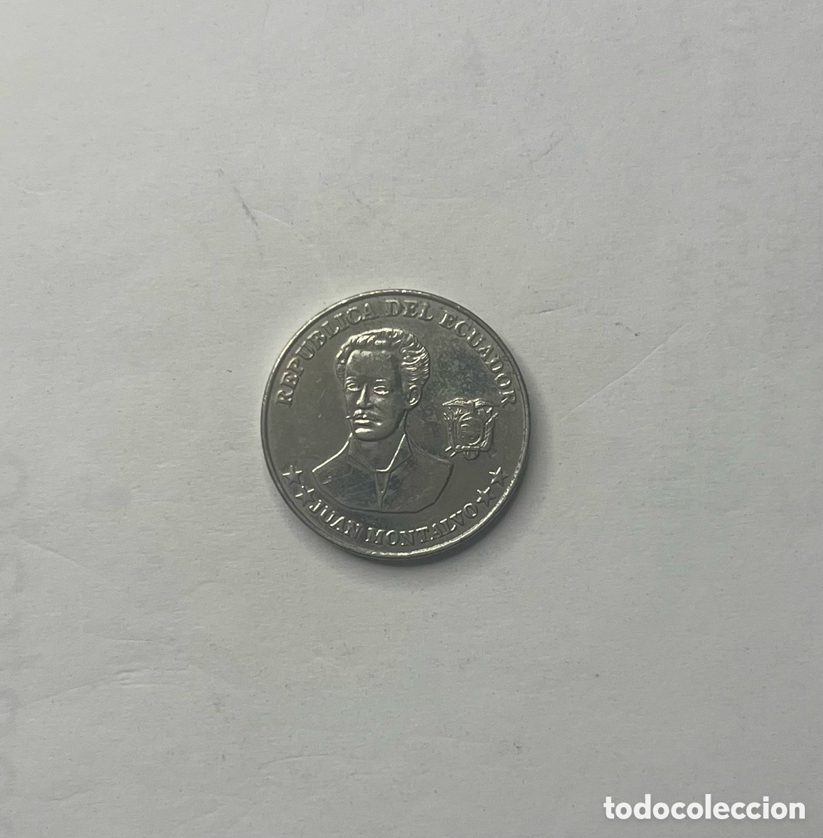 Monedas antiguas de Am&eacute;rica: Moneda de 5 centavos del a&ntilde;o 2000 Ecuador - Foto 1