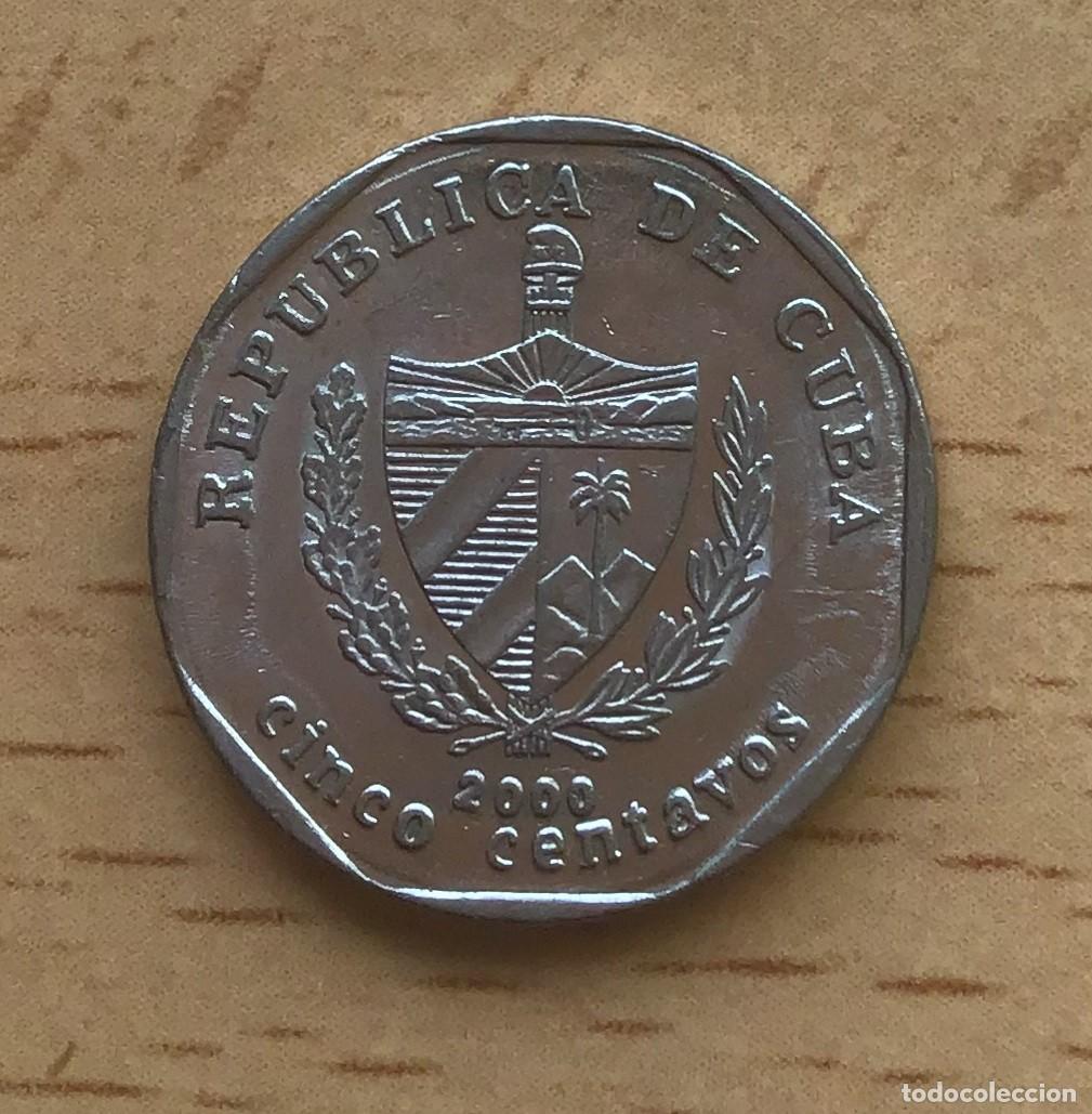 Monedas antiguas de Am&eacute;rica: 5 centavos de Cuba. A&ntilde;o 2000 - Foto 1