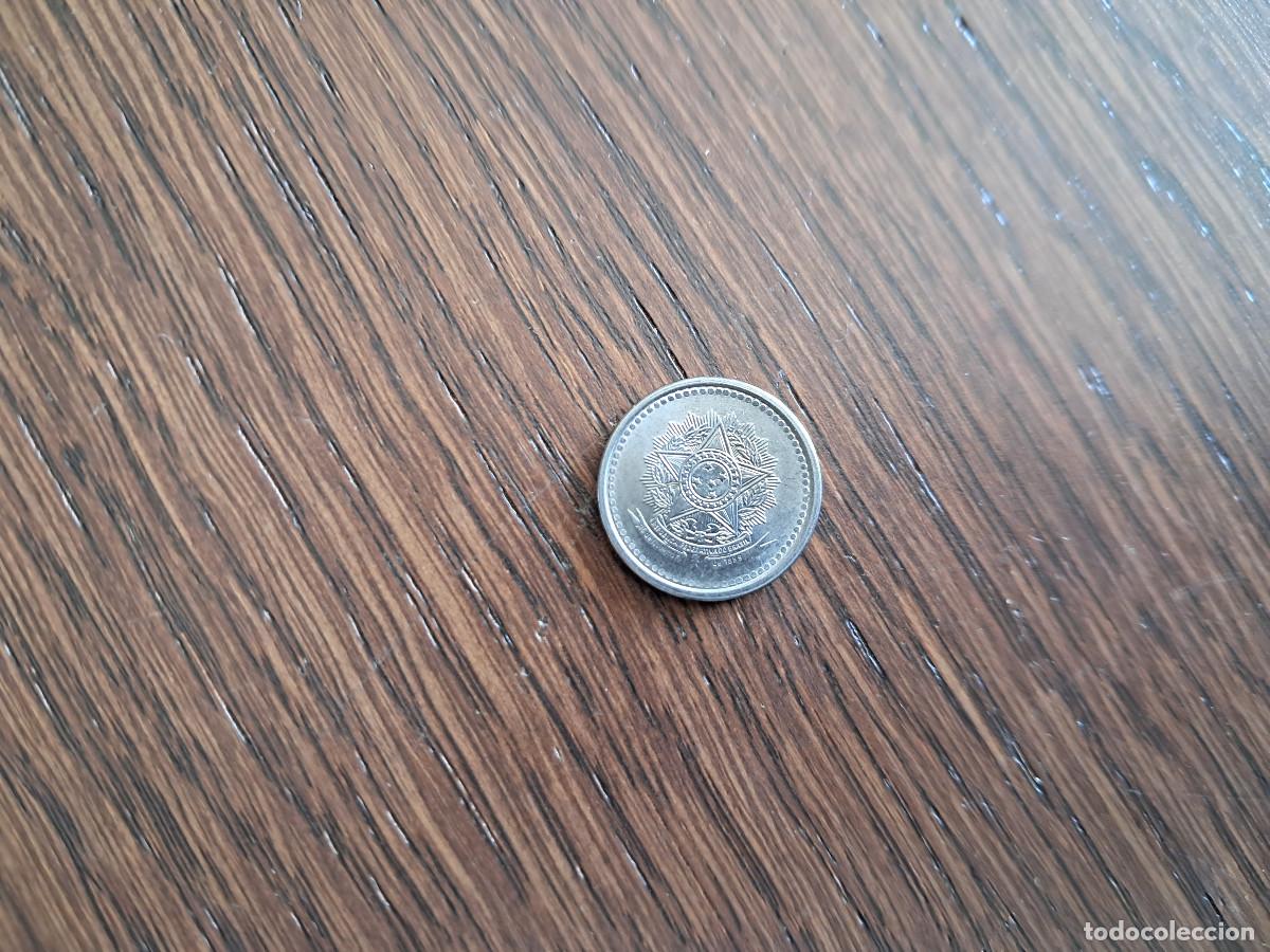 Monedas antiguas de Am&eacute;rica: moneda de Brasil, 10 centavos, a&ntilde;o 1987 - Foto 2