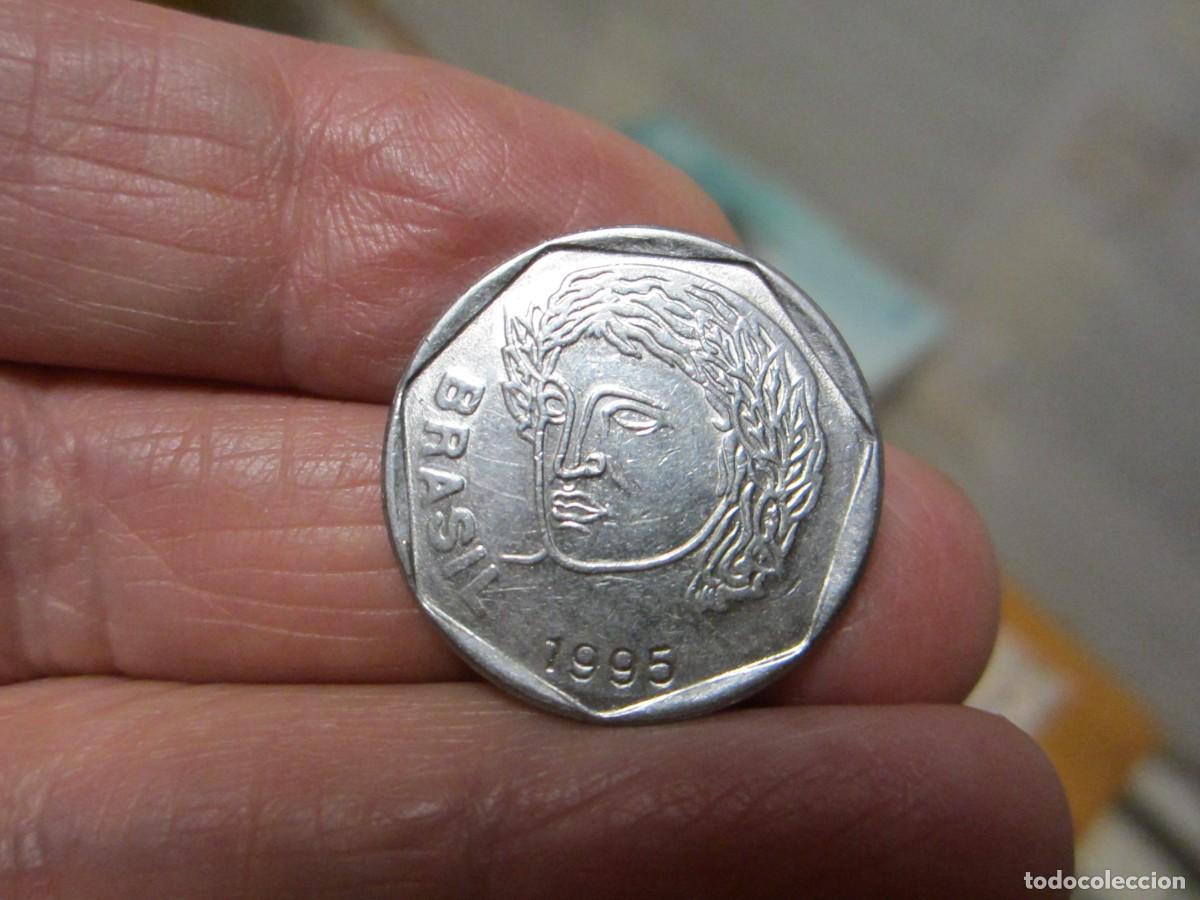Monedas antiguas de Am&eacute;rica: MONEDA DE BRASIL DE 25 CENTAVOS DE 1995 - Foto 1