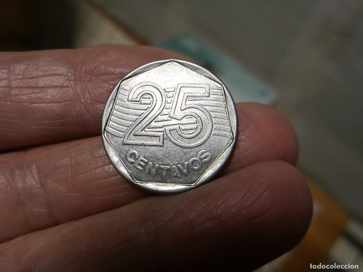 Monedas antiguas de Am&eacute;rica: MONEDA DE BRASIL DE 25 CENTAVOS DE 1995 - Foto 2