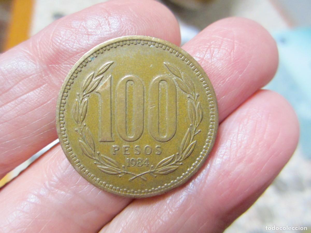 Monedas antiguas de Am&eacute;rica: MONEDA DE CHILE DE 100 PESOS DE 1984 - Foto 2