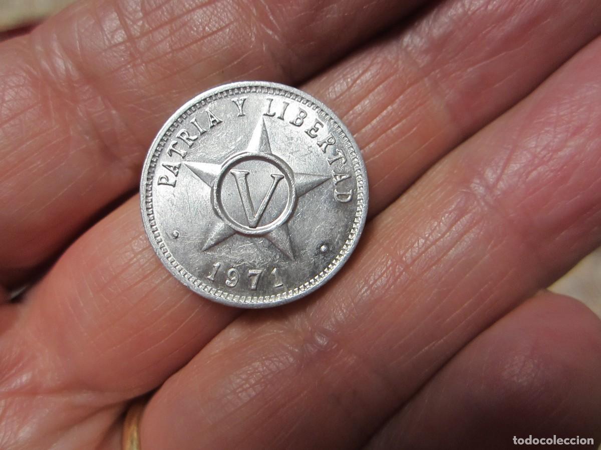 Monedas antiguas de Am&eacute;rica: MONEDA DE CUBA DE 5 CENTAVOS DE 1971 - Foto 2