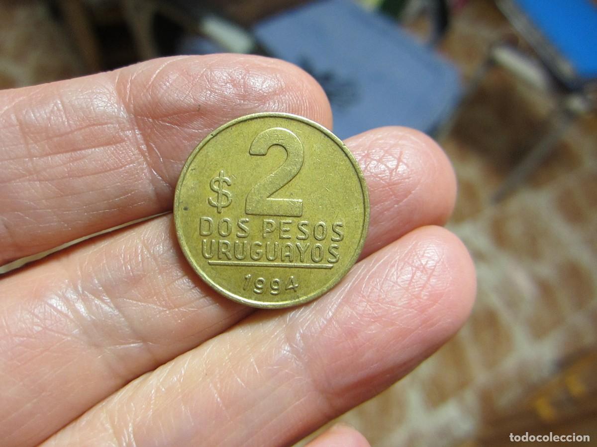 Monedas antiguas de Am&eacute;rica: MONEDA DE URUGUAY DE 2 PESOS DE 1994 - Foto 2