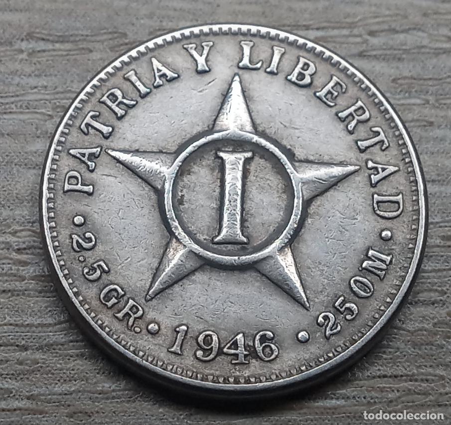 Monedas antiguas de Am&eacute;rica: 1 centavo, 1946, Cuba - Foto 1