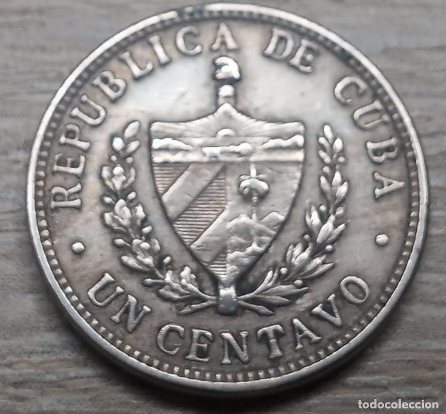 Monedas antiguas de Am&eacute;rica: 1 centavo, 1946, Cuba - Foto 2
