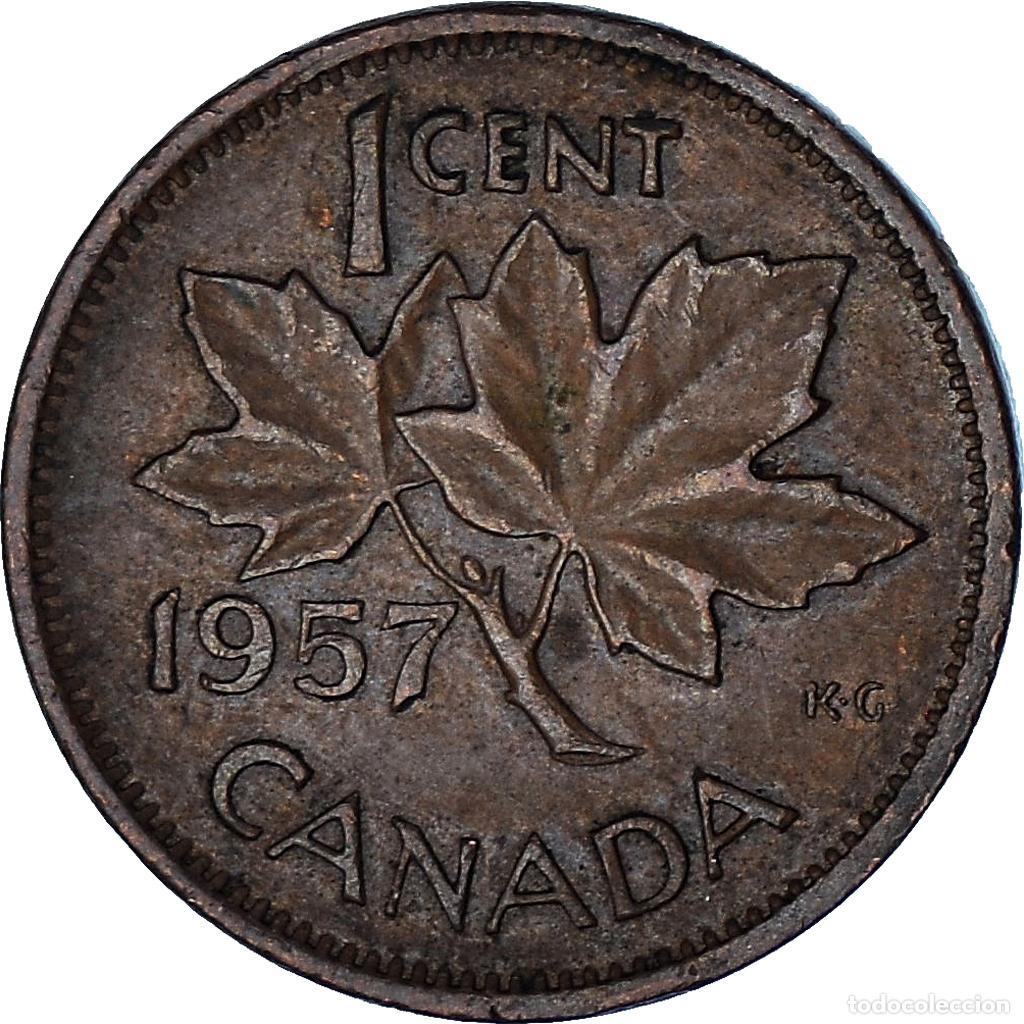 Monedas antiguas de Am&eacute;rica: [#1367678] Canad&aacute;, Cent, 1957 - Foto 2