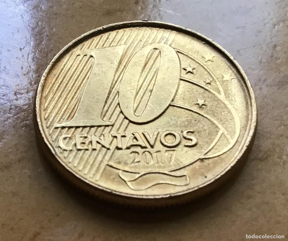 Monedas antiguas de Am&eacute;rica: 10 centavos de Brasil. A&ntilde;o 2017 - Foto 1