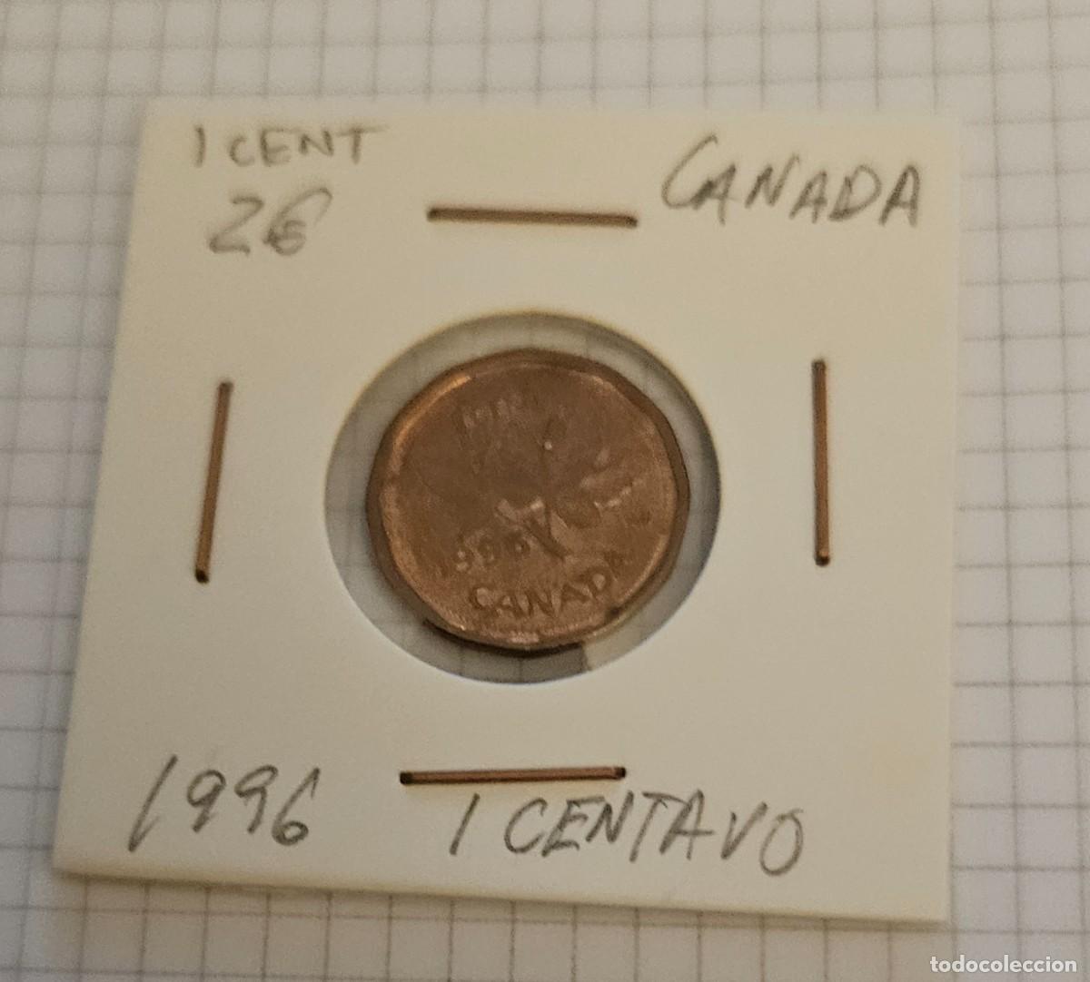 Monedas antiguas de Am&eacute;rica: MONEDA DE CANADA 1996 &rdquo;1 CENTAVO&rdquo; - Foto 1