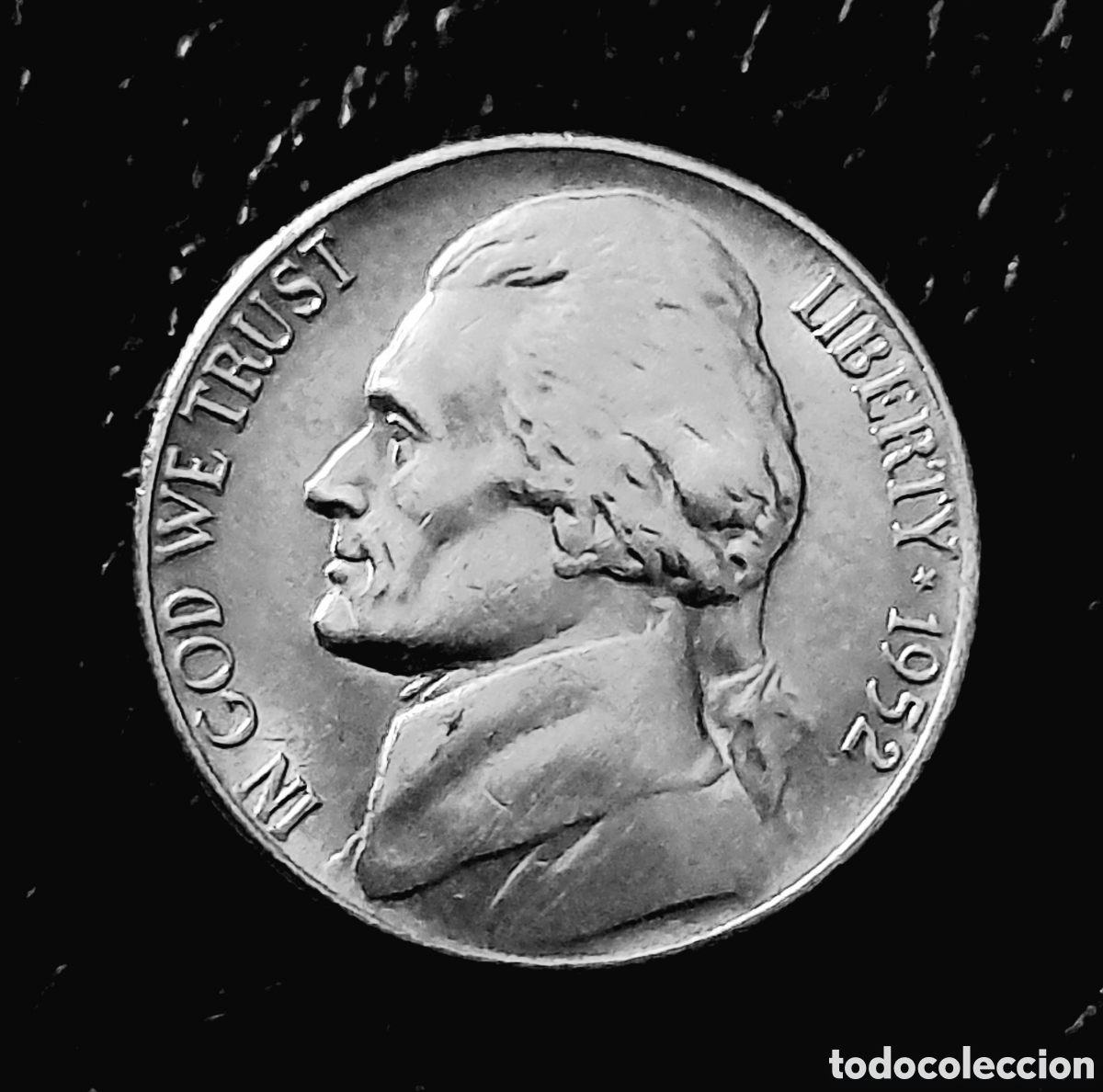 Monedas antiguas de Am&eacute;rica: MONEDA 5 CTVS. EE.UU. 1952 S. - Foto 1