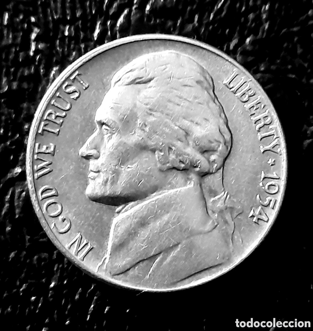 Monedas antiguas de Am&eacute;rica: MONEDA 5 CTVS. EE.UU. 1954 D. - Foto 1