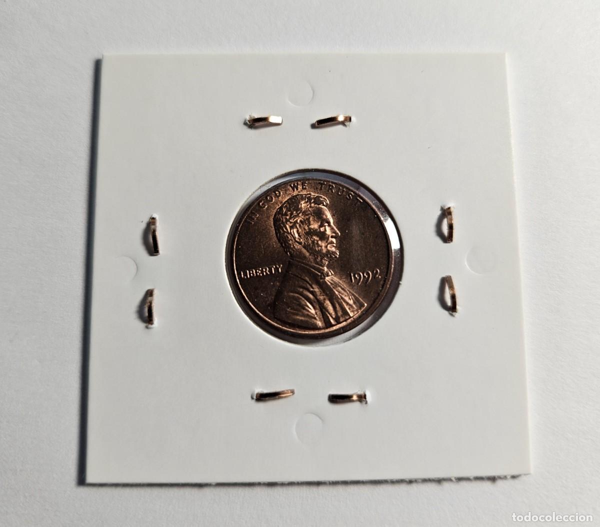 Monedas antiguas de Am&eacute;rica: MONEDA DE USA 1992 &rdquo;1 CENTAVO &rdquo; - Foto 2