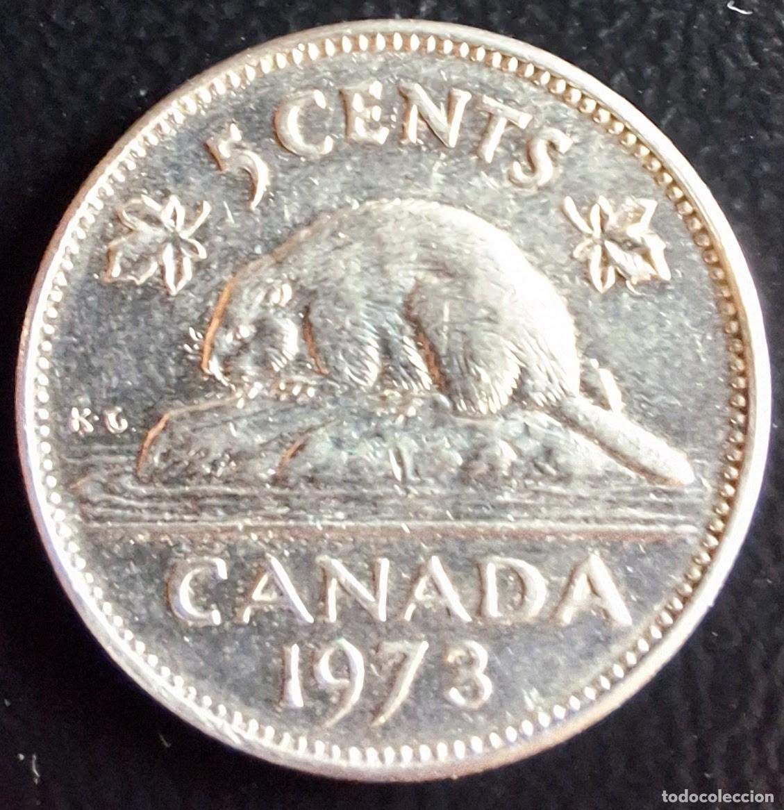 Monedas antiguas de Am&eacute;rica: 5 Cents 1973 - Canad&aacute; - Foto 1