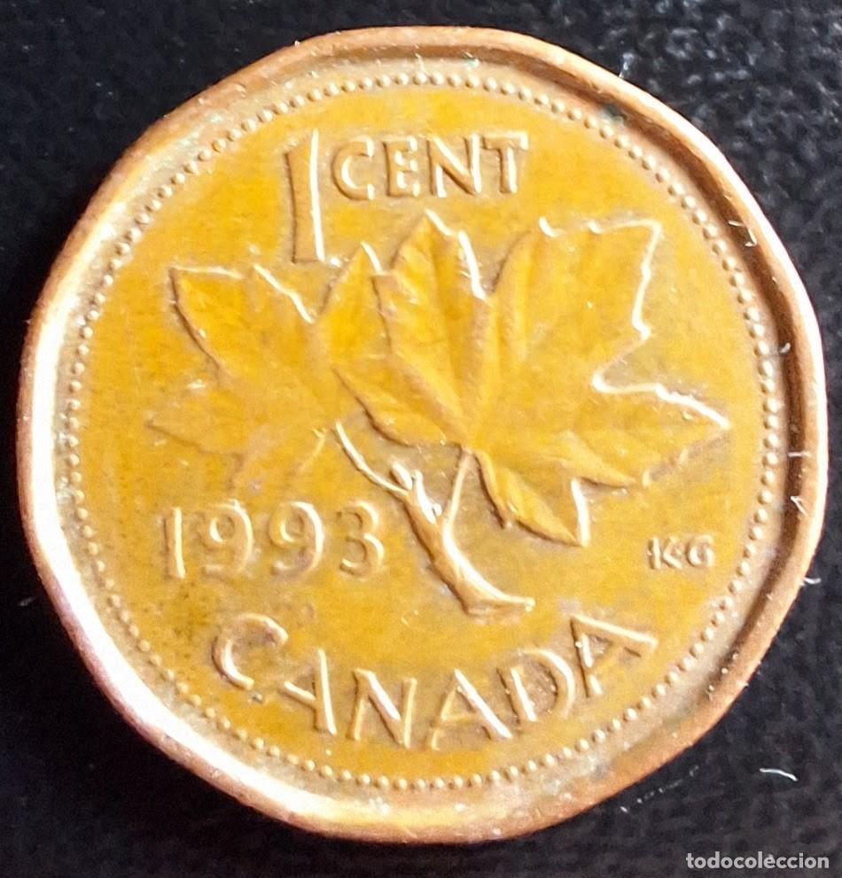 Monedas antiguas de Am&eacute;rica: 1 Cent 1993 - Canad&aacute; - Foto 1