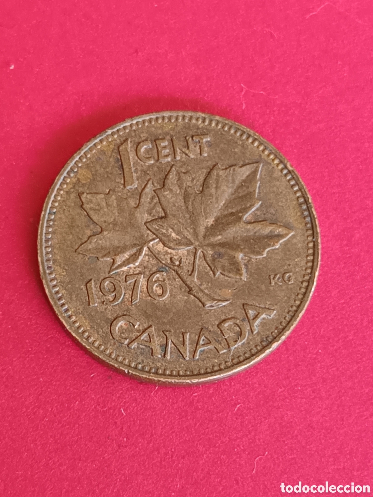 Monedas antiguas de Am&eacute;rica: CANAD&Aacute;. 1 CENTAVO DE 1976. - Foto 2