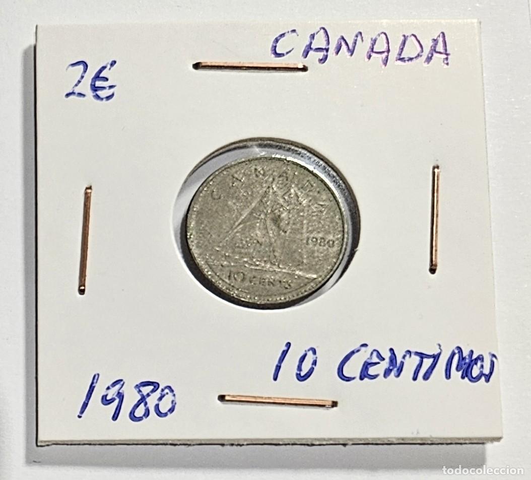 Monedas antiguas de Am&eacute;rica: MONEDA DE CANADA 1980 &rdquo;10 CENTIMOS&rdquo; - Foto 1