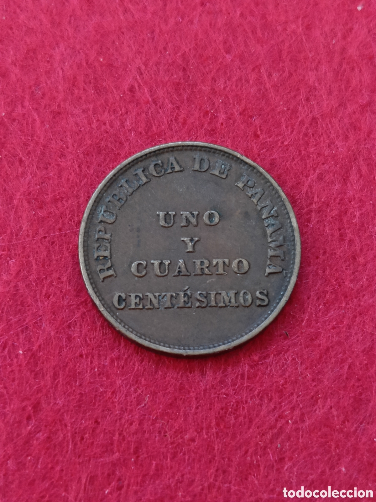 Monedas antiguas de Am&eacute;rica: 1 cuarto cent&eacute;simos 1940 Panam&aacute; - Foto 2