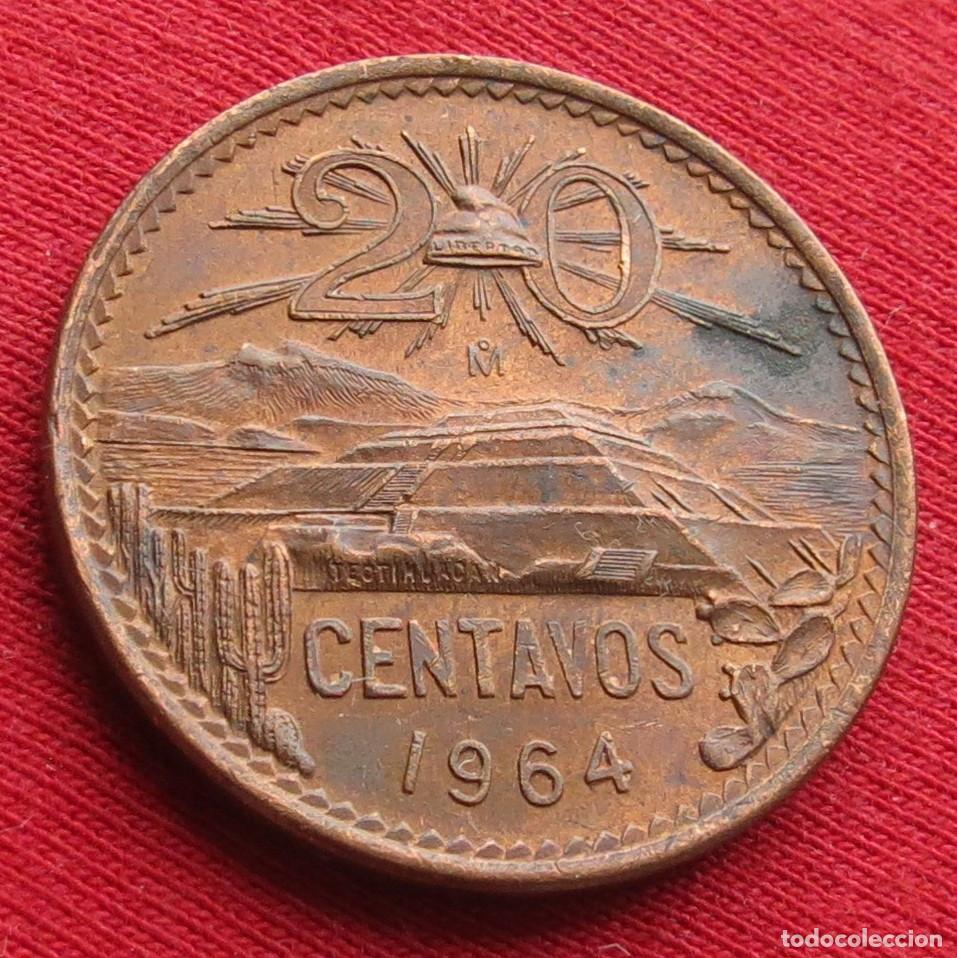 Monedas antiguas de Am&eacute;rica: Mexico 20 centavos 1964 - Foto 1