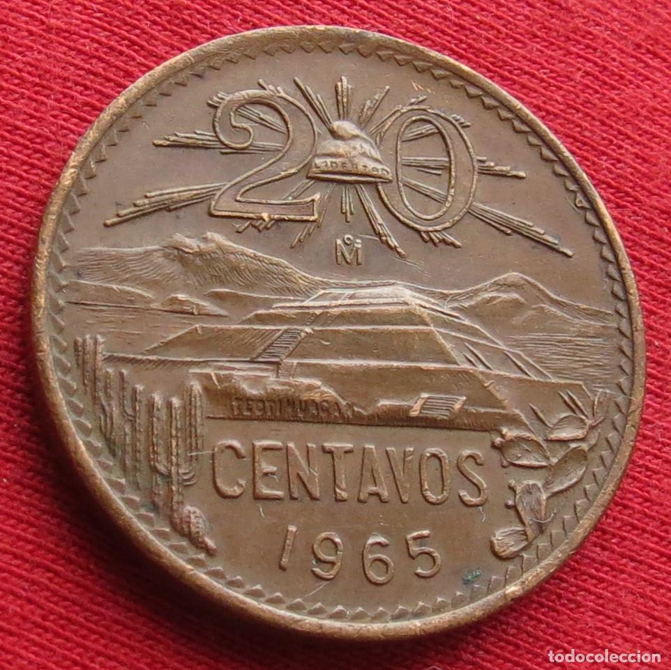 Monedas antiguas de Am&eacute;rica: Mexico 20 centavos 1965 - Foto 1